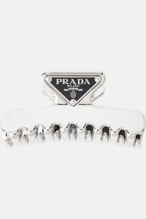 Prada Logo hair clip