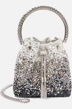 Jimmy Choo Bon Bon embellished bucket bag