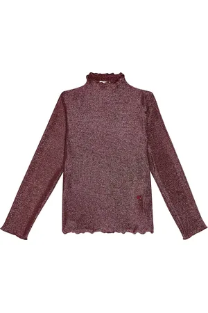 Bobo Choses Glitter turtleneck top