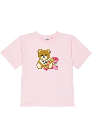 Moschino Printed cotton-blend T-shirt