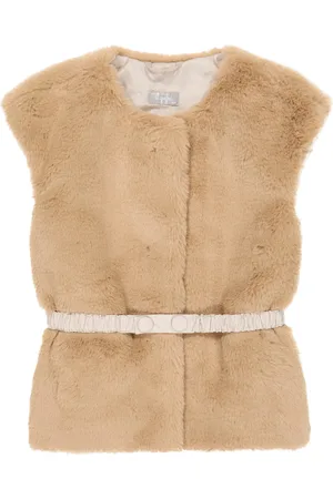 Il gufo Faux fur vest