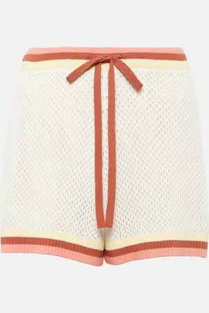 ZIMMERMANN Golden high-rise shorts