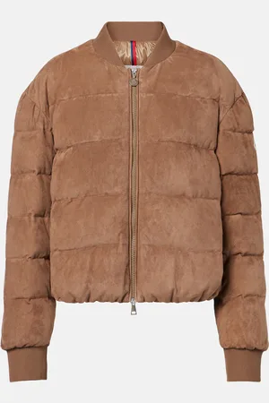 Moncler Pollet suede down jacket