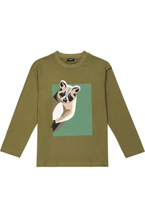 Il gufo Printed cotton jersey T-shirt