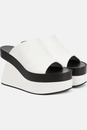 DRIES VAN NOTEN Leather wedges