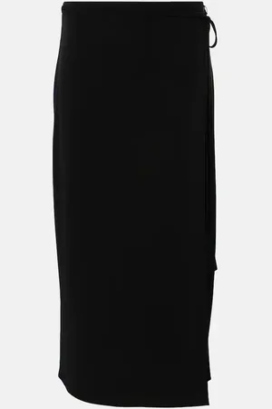Vince Jersey wrap skirt