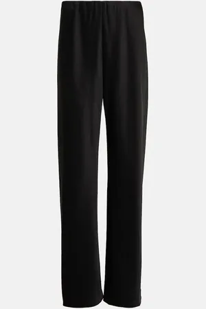 Vince High-rise satin straight pants