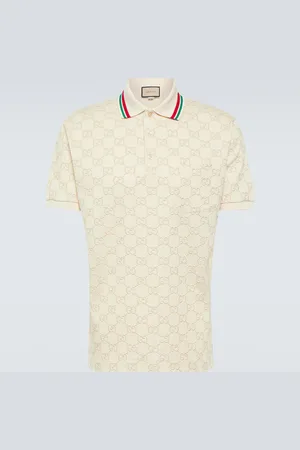 Gucci GG embroidered polo top