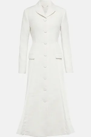 Erdem Bridal Calla cloquÃ© coat