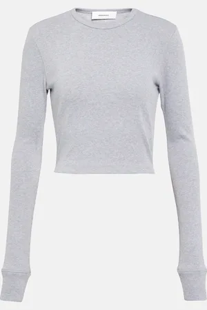 WARDROBE.NYC X Hailey Bieber cotton-blend top