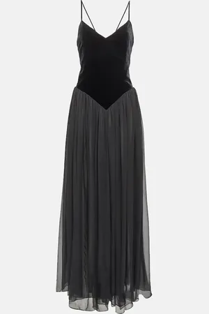 Chloé Velvet and silk maxi dress