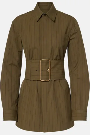 Burberry Belted cotton overshirt