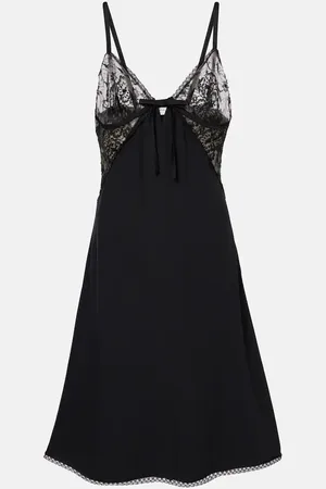 Alessandra Rich Satin slip dress