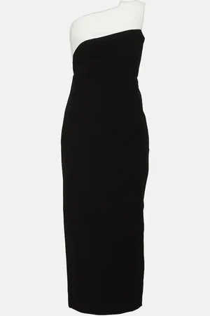Roland Mouret Strapless crÃªpe midi dress