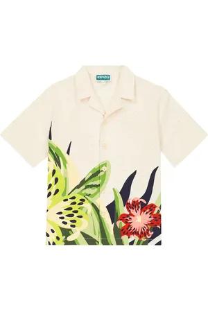 Kenzo Floral printed cotton shirt