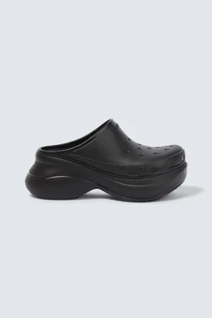 Balenciaga X Crocs platform slides