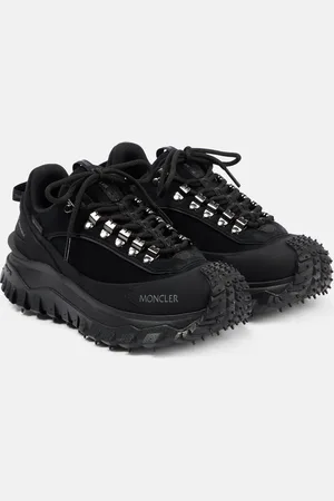 Moncler Trailgrip Apex leather and suede sneakers