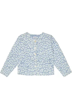 Molo Henny quilted jaguar-print jacket