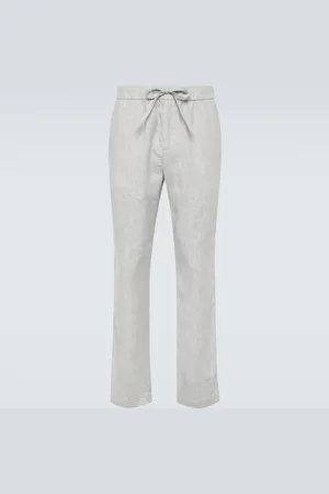 Frescobol Carioca Oscar linen and cotton straight pants