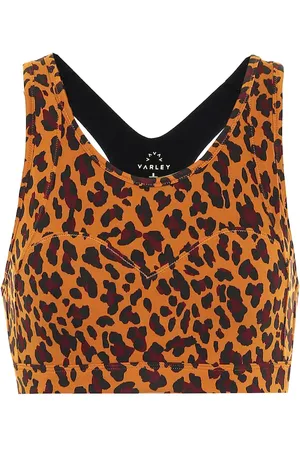 Varley Basset cheetah-print sports bra