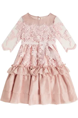 PATACHOU Frill-trimmed chiffon dress