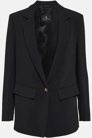 Etro Single-breasted cady blazer