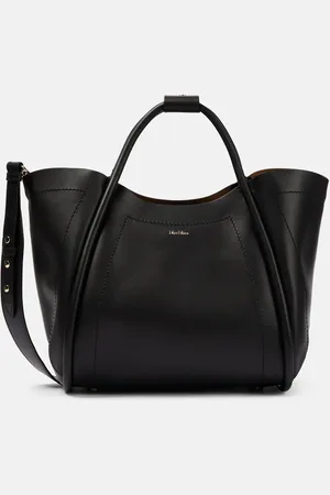 Max Mara Marine leather tote bag