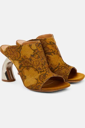 DRIES VAN NOTEN Floral mules