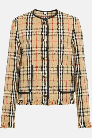 Burberry Cotton and wool-blend jacket