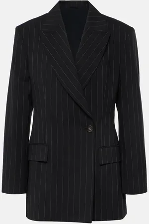 Brunello Cucinelli Pinstripe wool and cotton blazer