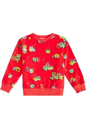 Moschino Teddy Bear printed cotton sweatshirt
