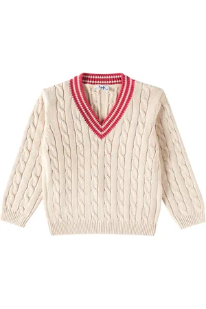 Il gufo Cable-knit cotton sweater