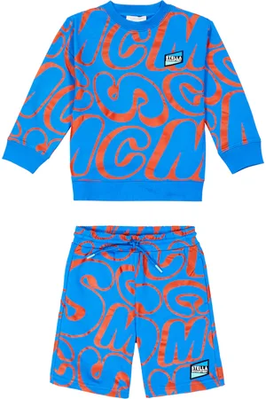 Stella McCartney Printed cotton sweatshirt and shorts