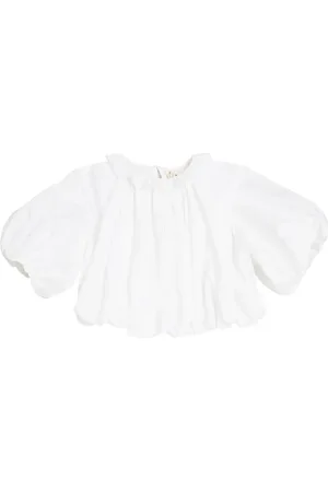 BONPOINT X Khaite Aries puff-sleeve cotton top