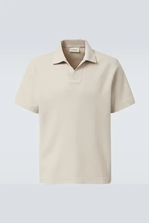 Frame Cotton pique polo shirt