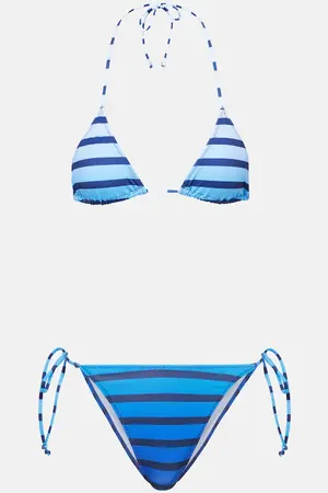Jean Paul Gaultier MariniÃ¨re striped ombrÃ© bikini