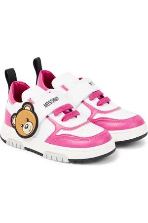 Moschino Teddy Bear leather sneakers