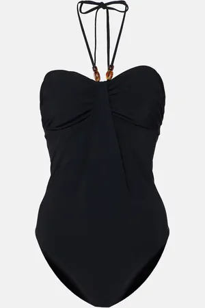 ZIMMERMANN Wylie Drape Halter gathered swimsuit