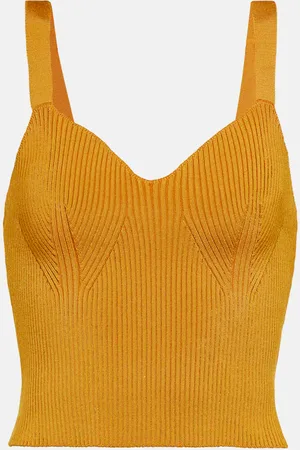 Vince Ribbed-knit crop top