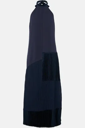 Simkhai Noah pleated crÃªpe midi dress