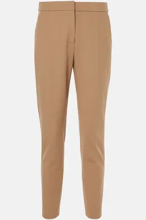 Max Mara Pegno cropped jersey slim pants