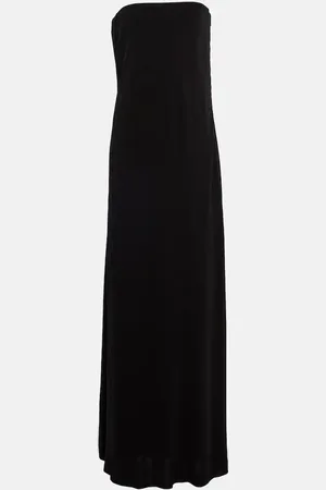 The Row Pau strapless cady gown