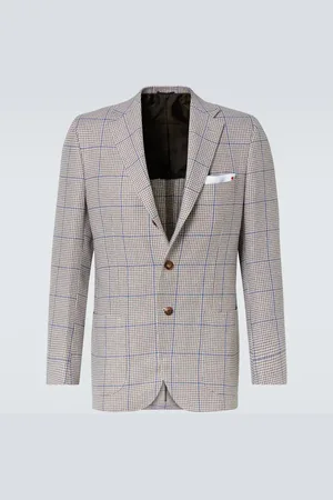 Kiton Fantasy cashmere and linen blazer