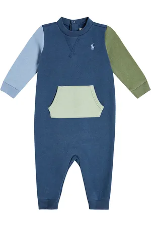 Ralph Lauren Baby cotton-blend fleece onesie