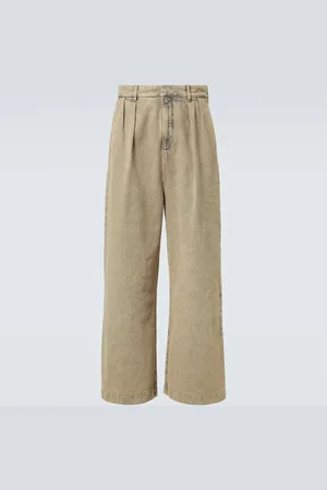 Loewe Pleated wide-leg jeans
