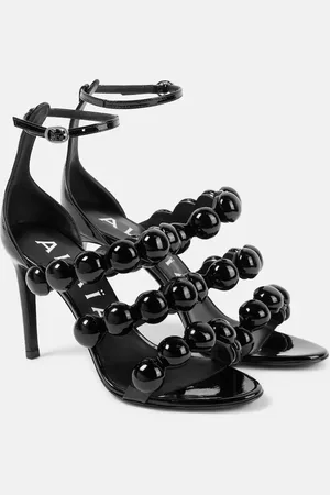Alaïa La Bombe 90 patent leather sandals