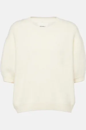 Lisa Yang Juniper brushed cashmere top