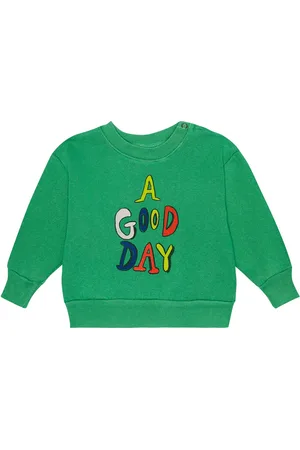 The Animals Observatory Baby Bear printed cotton sweatshirt