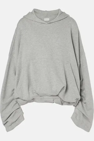 DRIES VAN NOTEN Oversized cotton jersey hoodie