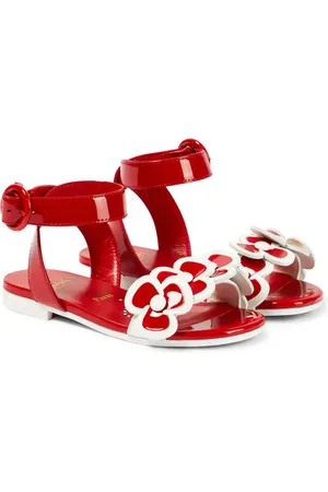 Christian Louboutin Pensatoi appliquÃ© patent leather sandals